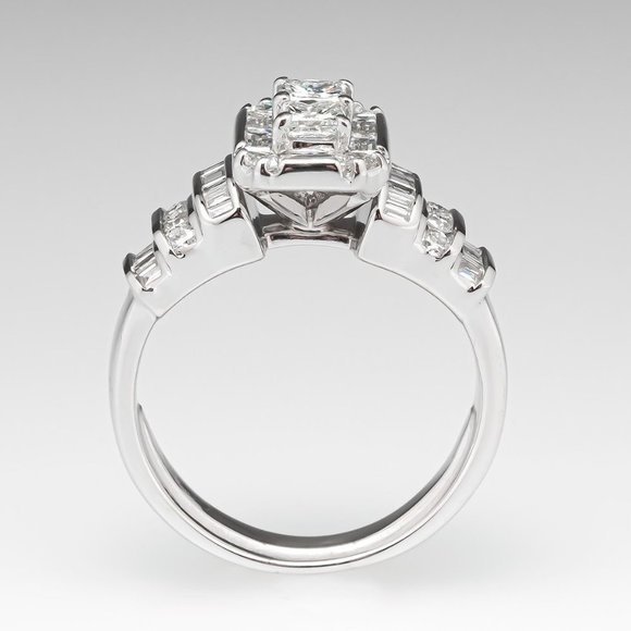 🔥Beautiful 925 Sterling Silver Plated Wedding/Engagement Ring for Women, K977 - Picture 4 of 6